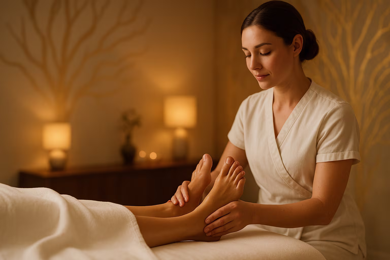 Reflexology for lower back pain